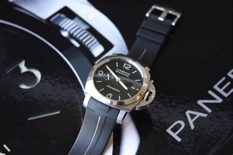 panerai rubber b straps review|Panerai officine rubber strap.